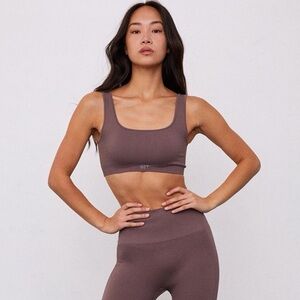 SET Active Sculptflex Box Cut Bra in Pepper